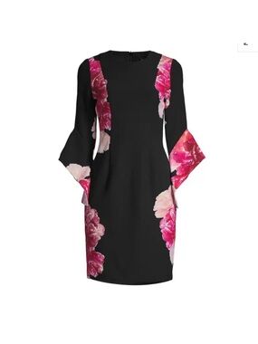 BLACK HALO  Wo Lorie Floral Sheath Dress - Bewitched